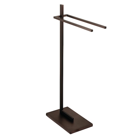 Kingston Brass SCC8605 Edenscape Pedestal Dual Towel Rack, Oil Rubbed Bronze SCC8605